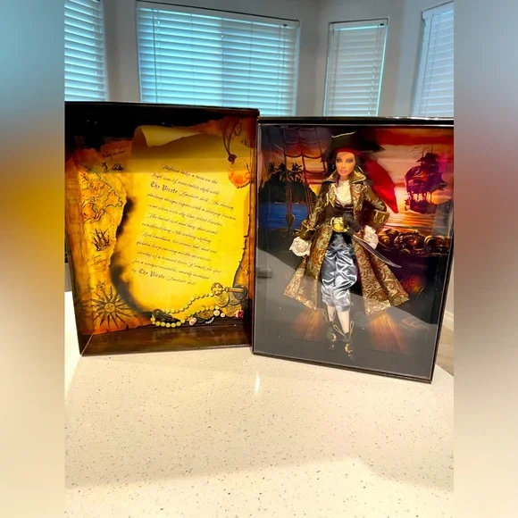 Mattel | Other | 207 Pirate Barbie Barbie Collectible Gold